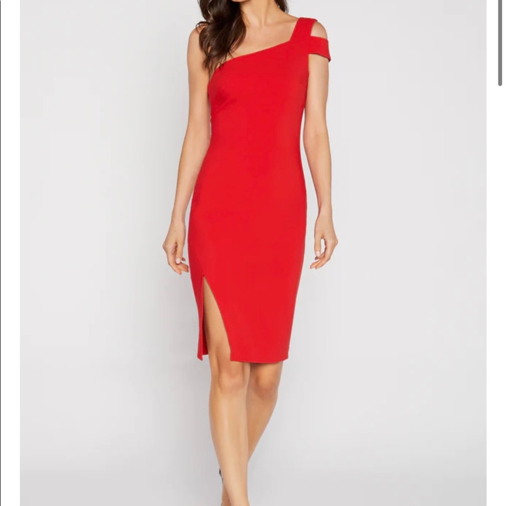 LIKELY PACKARD ONE SHOULDER DRESS